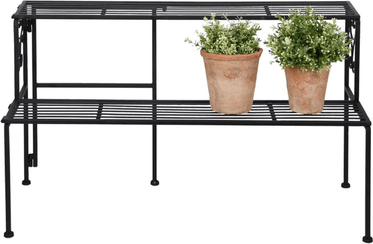 Esschert Design Etagere – 2 Stufen – Klappbar – Metall – Für Innen & Außen