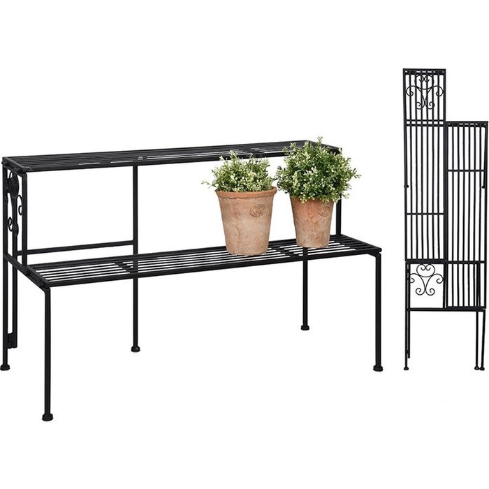 Esschert Design Etagere – 2 Stufen – Klappbar – Metall – Für Innen & Außen