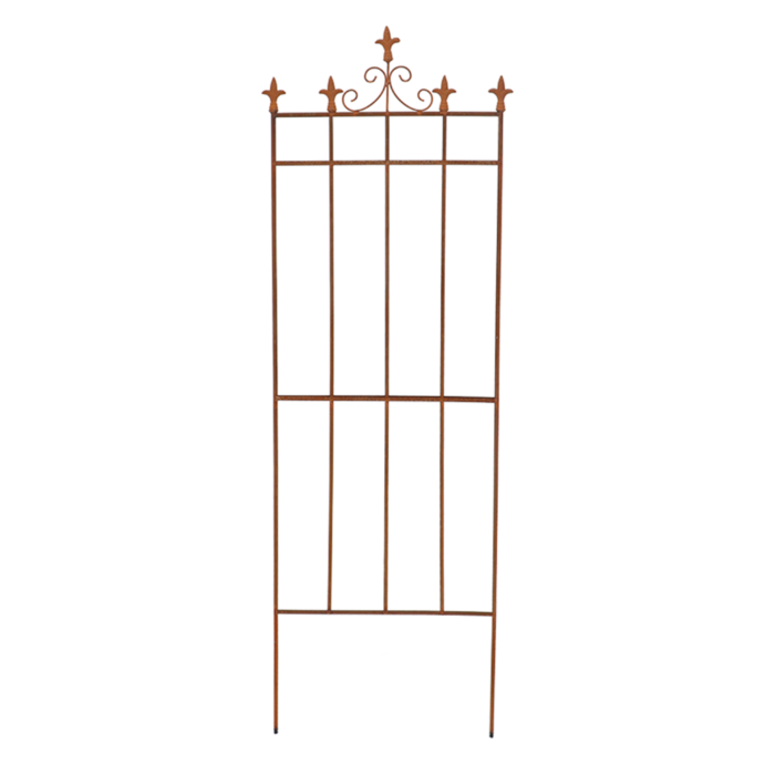 Esschert Design Pflanzenhalter Metall 2D Französische Lilie 160 cm Größe L