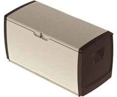 Bama Mettitutto boîte de rangement 350L 122x56x63 cm Beige/Taupe