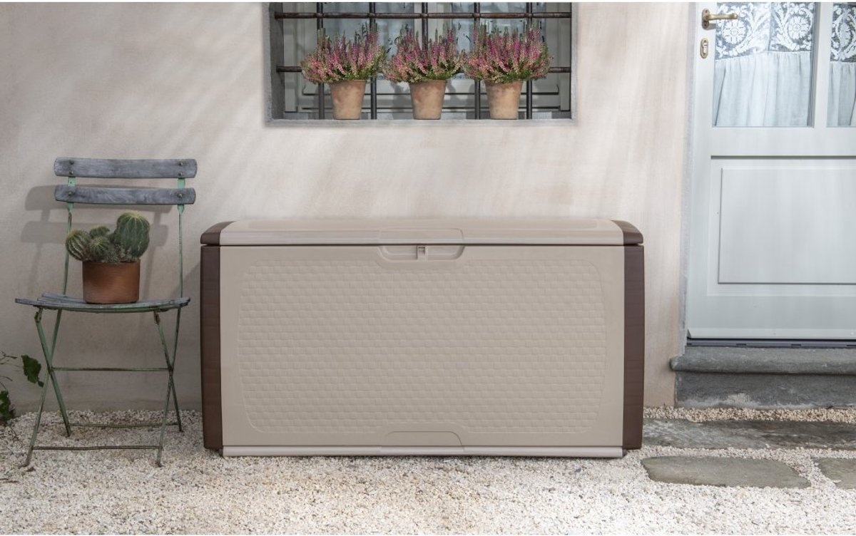 Bama Mettitutto Aufbewahrungsbox 350L 122x56x63 cm Beige/Taupe