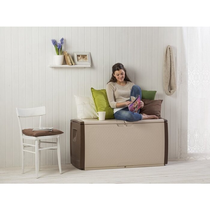 Bama Mettitutto opbergbox 350L 122x56x63 cm Beige/Taupe