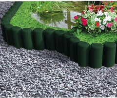 Rouleau de bordure Bama plastique vert 2,3 mètres