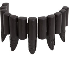 Rouleau de bordure Bama plastique brune 2,3 mètres