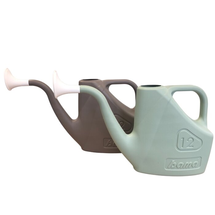 Bama Gießkanne Kunststoff 8 Liter inklusive Besenkopf Taupe