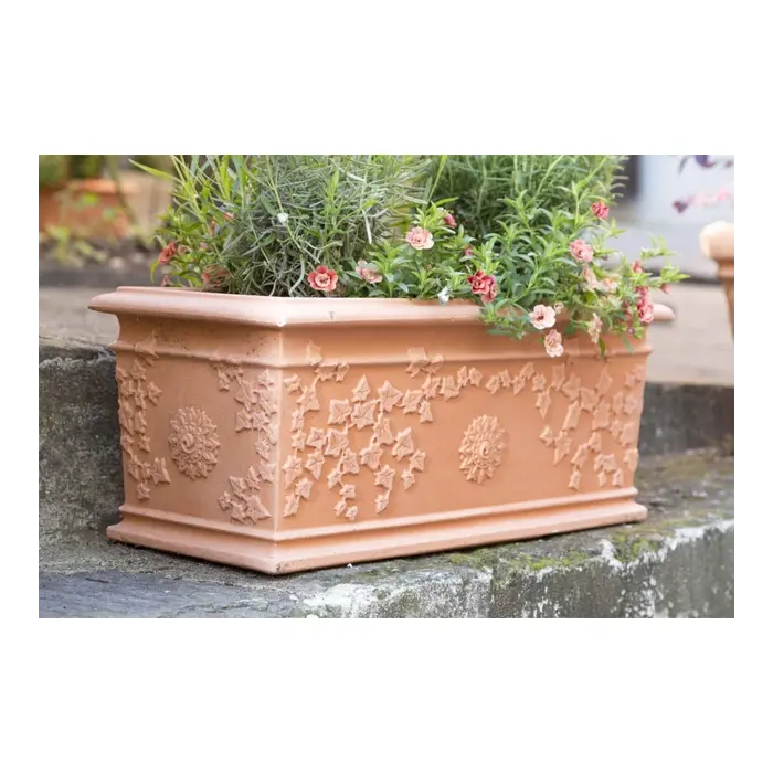 Bama Bama FIORIERA VITE Plantenbak – 80 cm – Terracotta – Kunststof & Klassiek