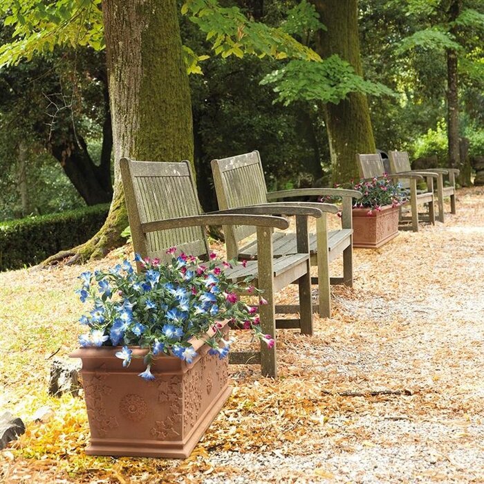 Bama Bama FIORIERA VITE Jardinière - 80 cm - Terre cuite - Plastic & ; Classic