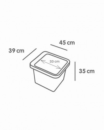 Berberis Uno Boîte à fleurs auto-arrosante - Terre cuite - 18 L de substrat - 9 L d'eau