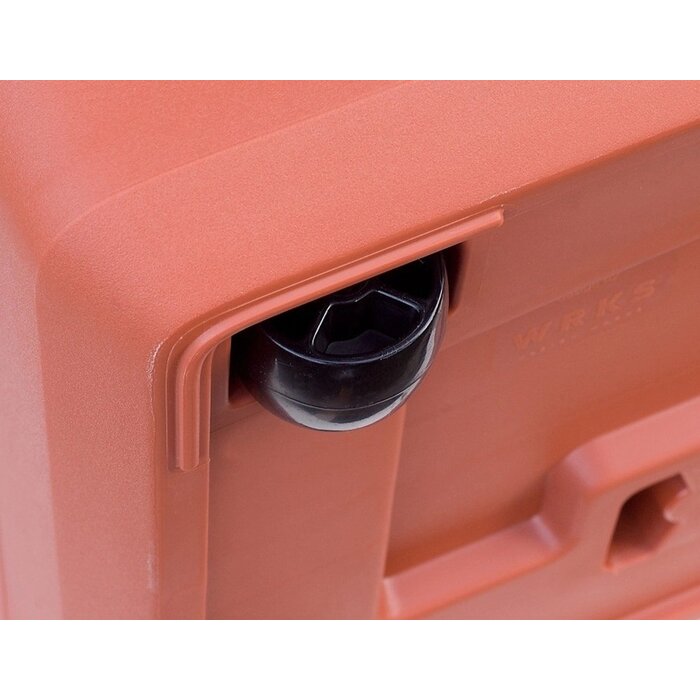 Berberis Uno Selbstbewässerung Blumenkasten - Terrakotta - 18 L Substrat - 9 L Wasser