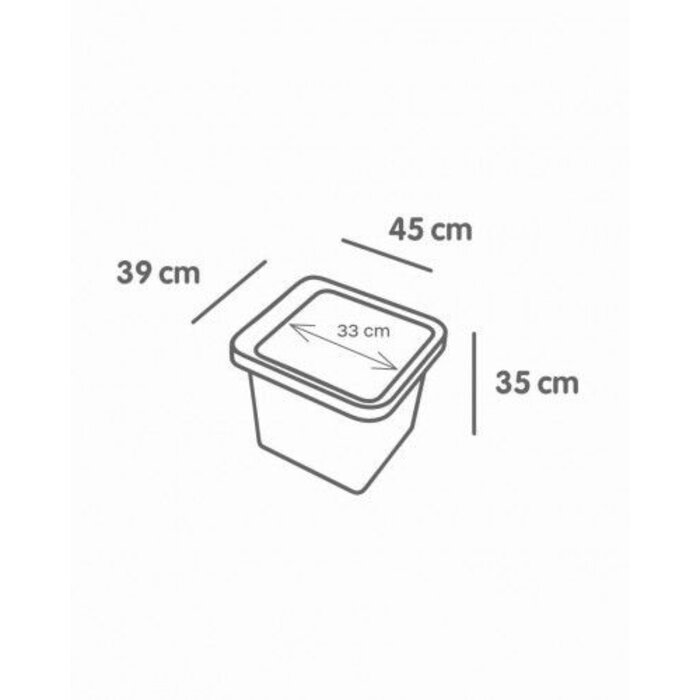 Plastia Berberis Uno Zelfbewaterende Bloembak – Chocolate – 18 L Substraat – 9 L Waterreservoir