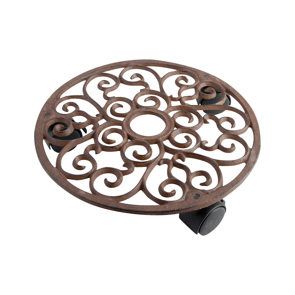 EDA Esschert Design Planttrolley Gietijzer Ø29 cm – Klassiek en Functioneel