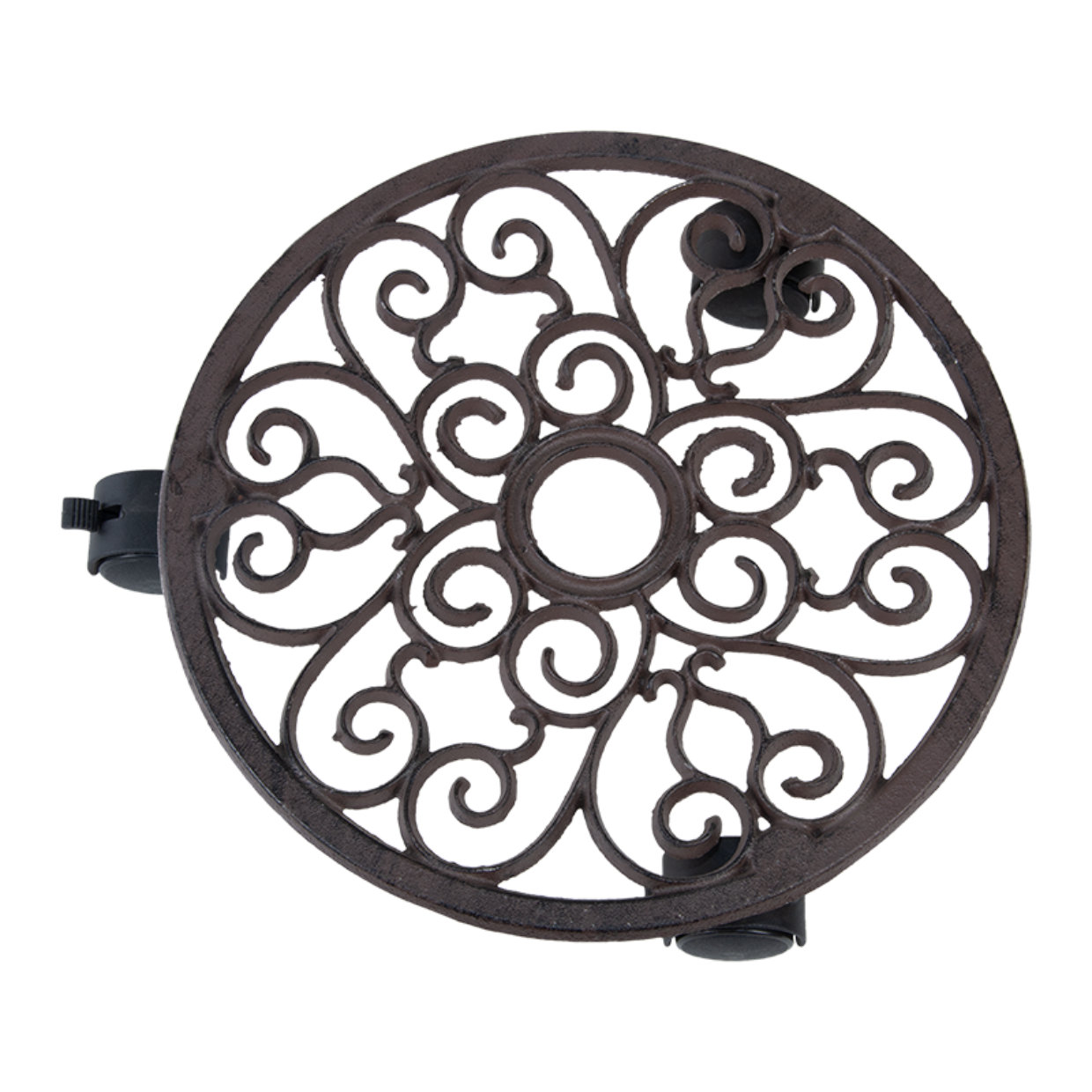 EDA Esschert Design Planttrolley Gietijzer Ø29 cm – Klassiek en Functioneel