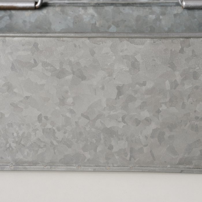 Esschert Design Opbergbakje -Keukengereibakje - tuingereedschap bakje - zink