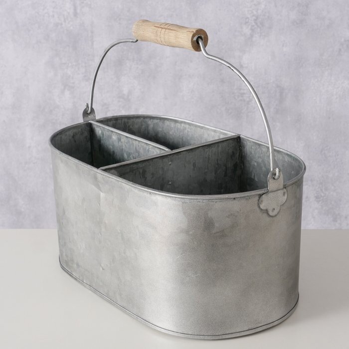 Esschert Design Ustensiles de cuisine ou outils de jardinage Plateau en zinc