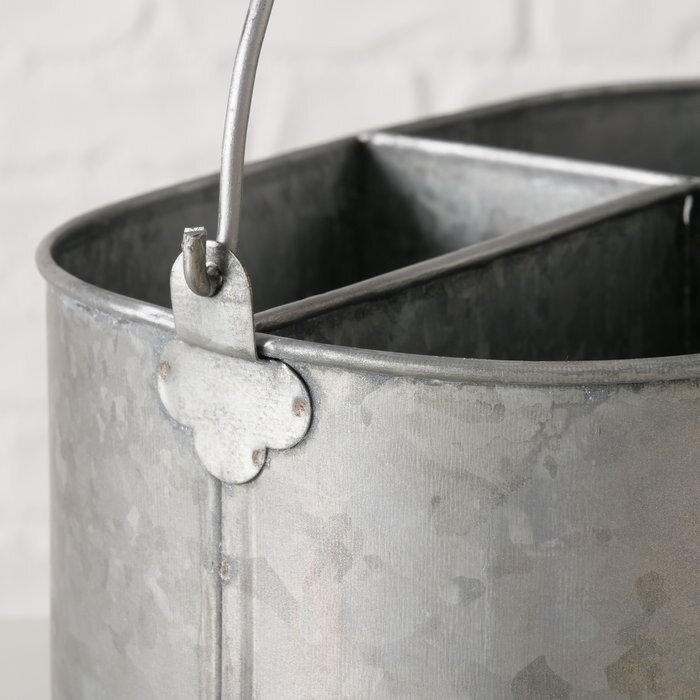 Esschert Design Ustensiles de cuisine ou outils de jardinage Plateau en zinc