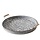 Plateau Polly - Plateau rond en zinc avec motif floral - Ø41 cm