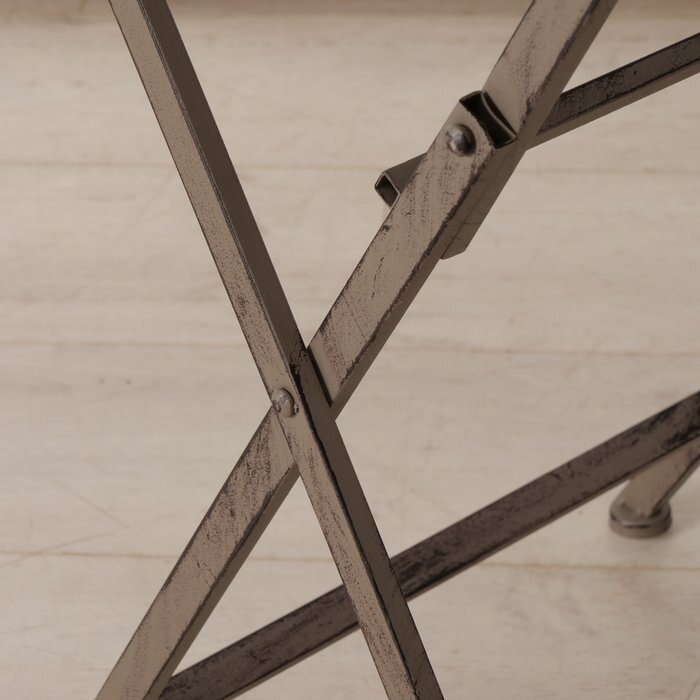 Esschert Design Esschert Bistro Set Metall Blau Schirme 3-teilig