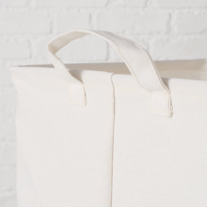 Panier à linge / sac à linge élégant - Coton - 34 x 34 x 40 cm