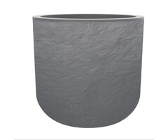 EDA EDA Plantenbak Vulcania Up Rond 40 cm kiezel grijs 32,5 liter