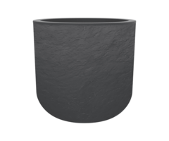 EDA EDA Pflanzgefäß Vulcania Up Rund 50 cm anthrazit 67 Liter