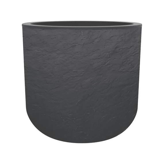 EDA EDA Pflanzgefäß Vulcania Up Rund 50 cm anthrazit 67 Liter