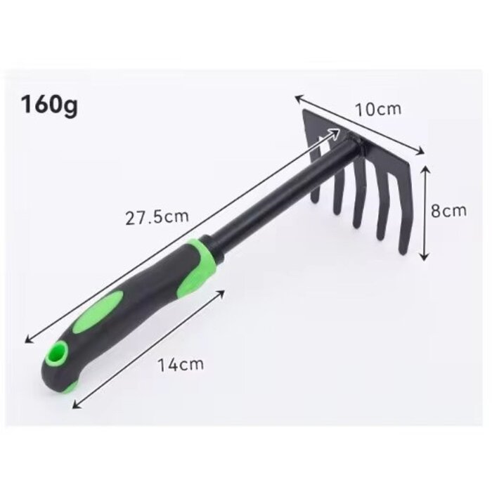 Dutchlander Dutchlander Handgartenharke 5 Zinken 28 cm lang