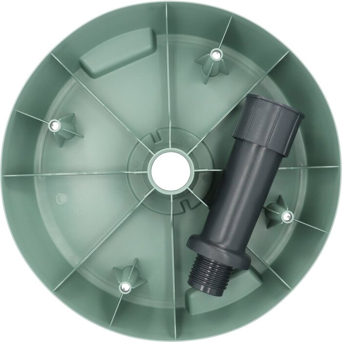 EDA EDA Base de parasol remplissable max 32 kg - Gris/Vert - Ø50 cm