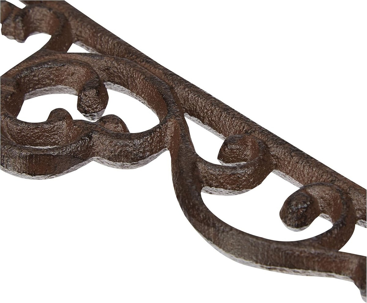 Crochet en fonte pour panier suspendu m