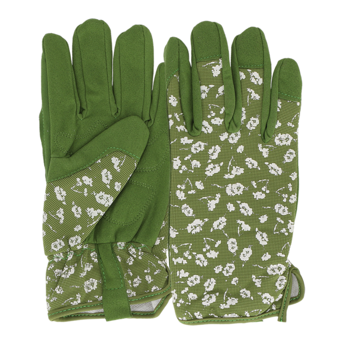 Dames Tuindhandschoen Groen met motief maat M