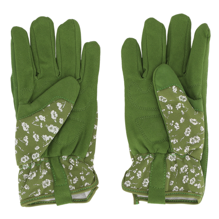 Dames Tuindhandschoen Groen met motief maat M