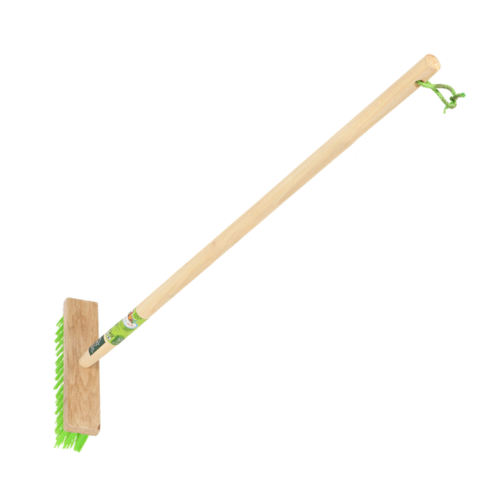 Dutchlander Kinderbezem groen nylon haren