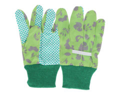 Kinderhandschuhe Grün - Kids in the Garden - Mit PVC-Griff & elastische Stulpen