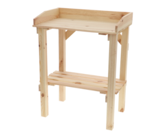 Esschert Design Table de rempotage Dutchlander avec 3 tiroirs marron
