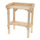 Kinderoppottafel blank hout