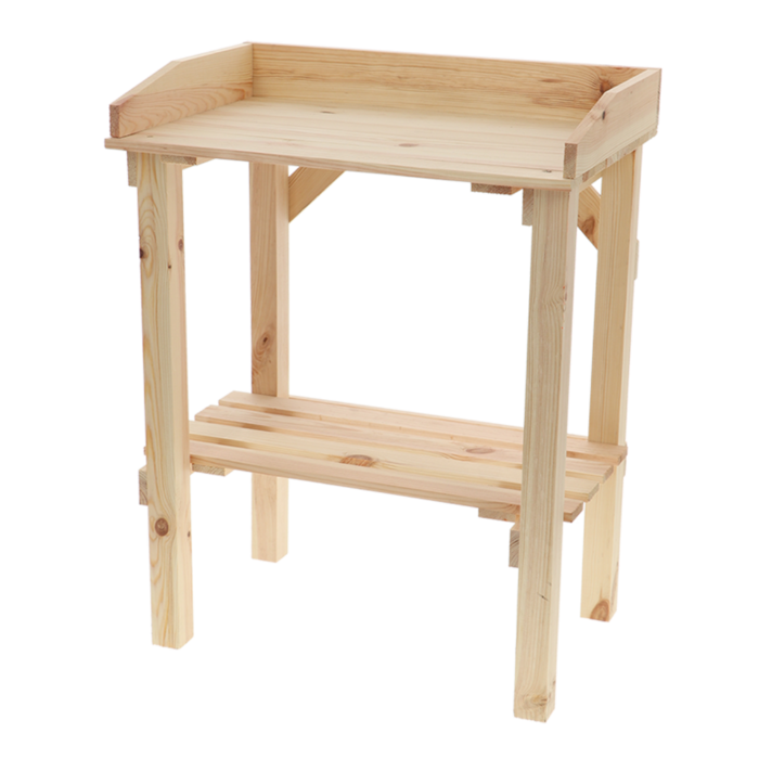 Esschert Design Table de rempotage Dutchlander en bois uni