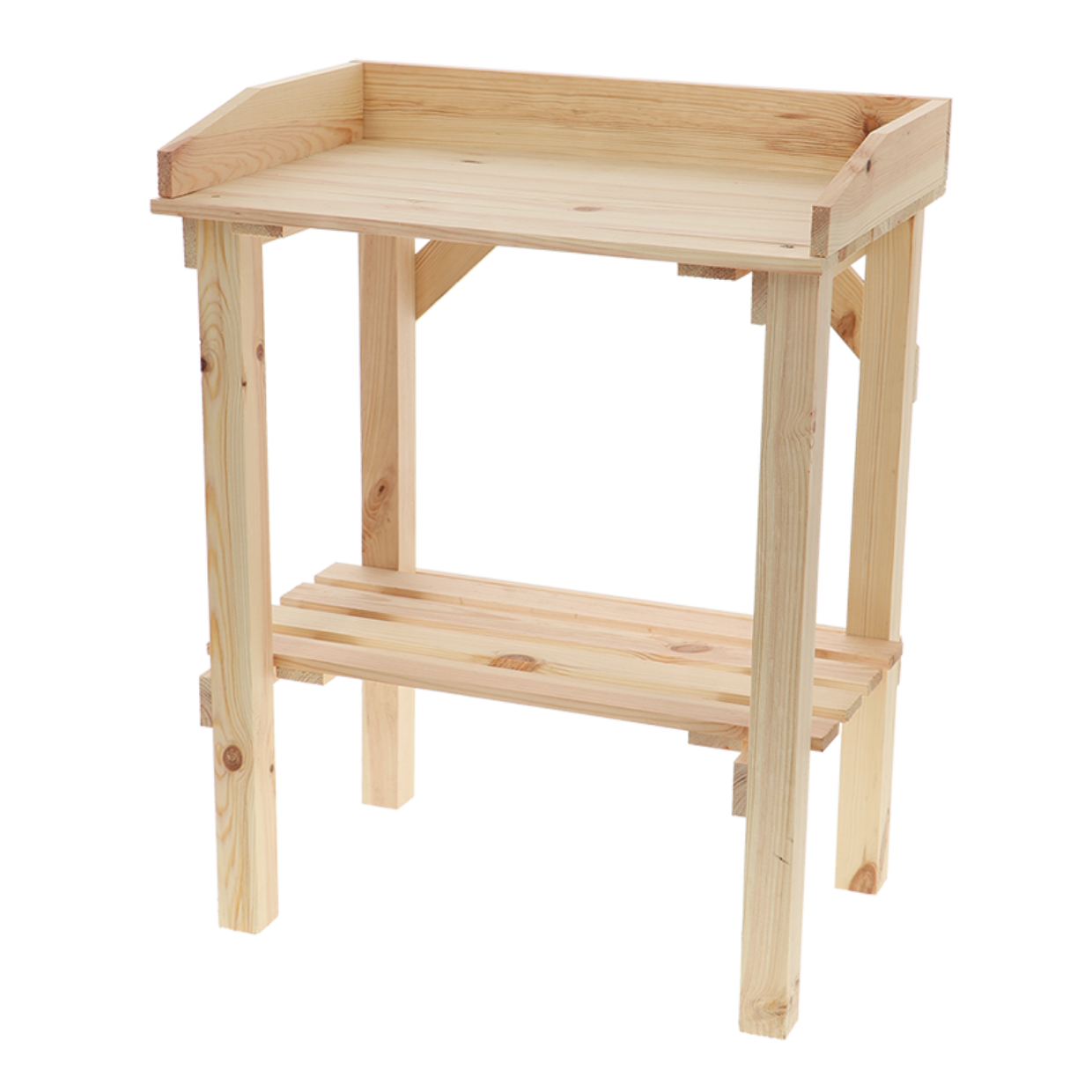 Esschert Design Table de rempotage Dutchlander en bois uni