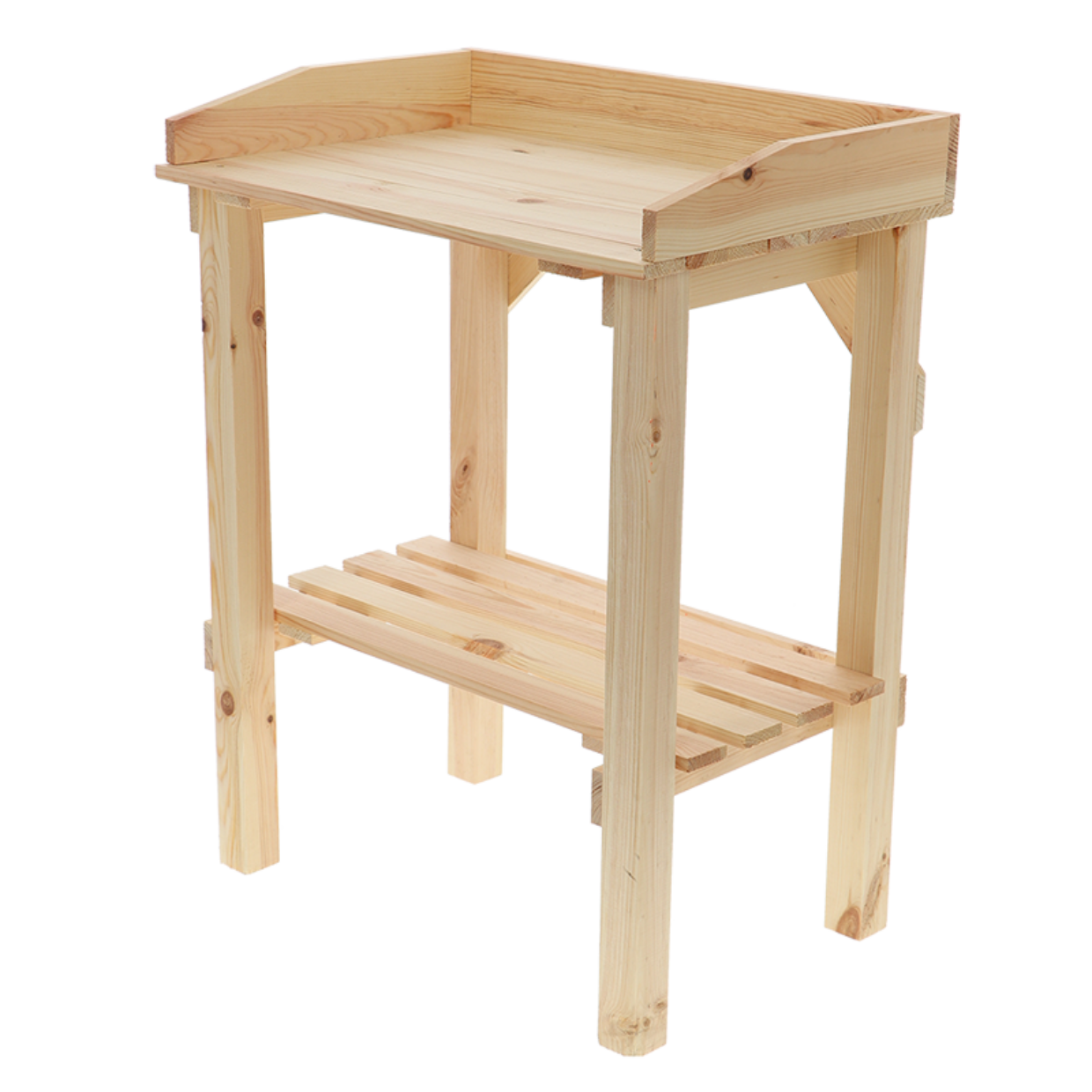 Esschert Design Table de rempotage Dutchlander en bois uni