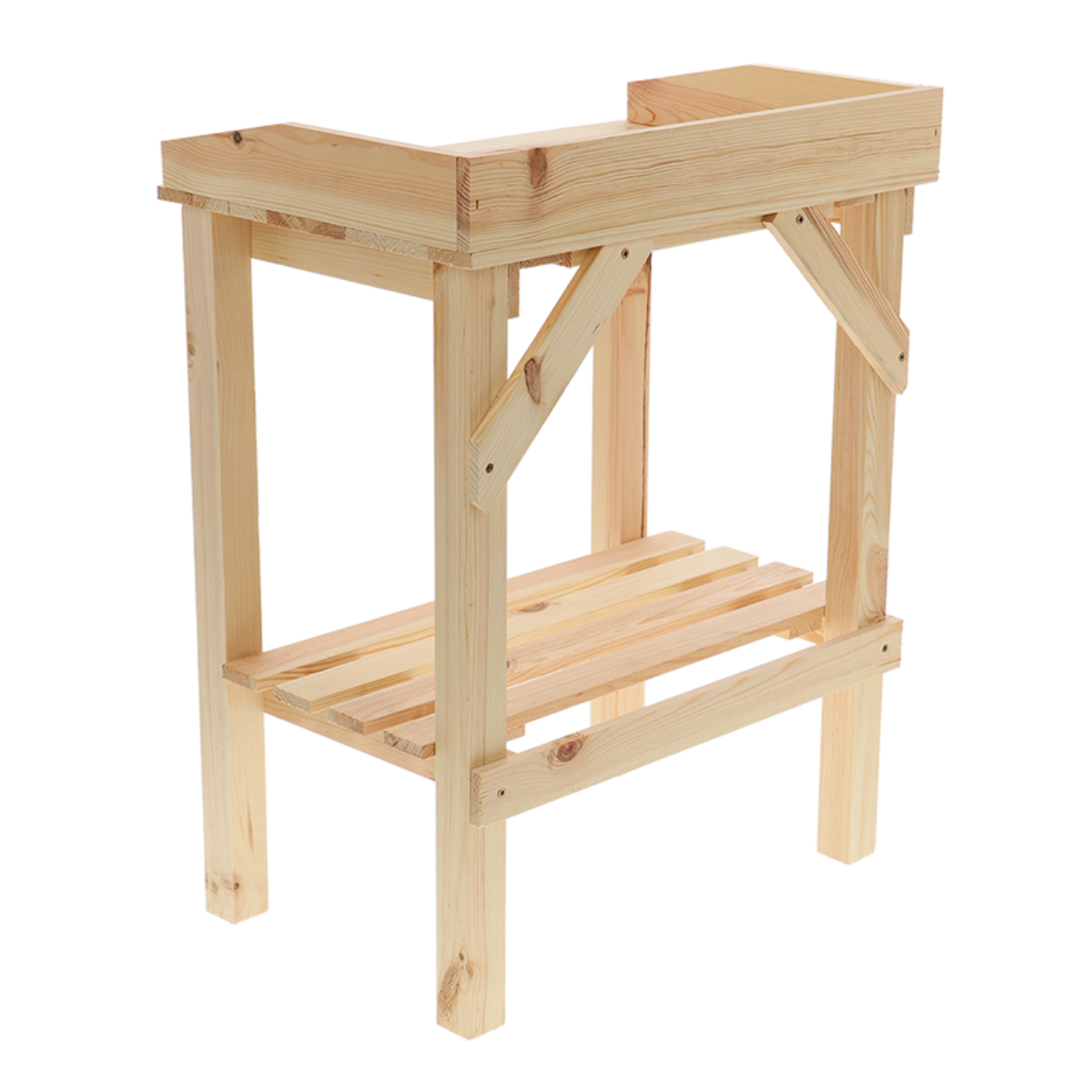 Esschert Design Table de rempotage Dutchlander en bois uni