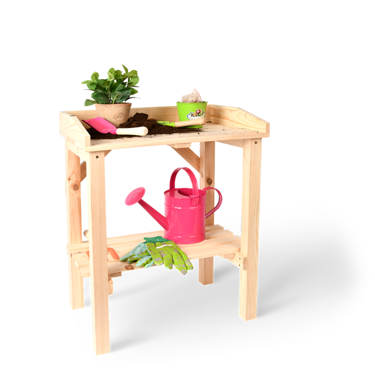 Esschert Design Kinderoppottafel blank hout