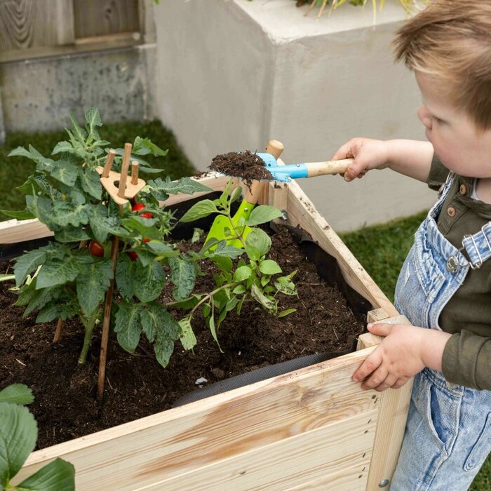 Esschert Design Hochbeetkasten Metall grün S