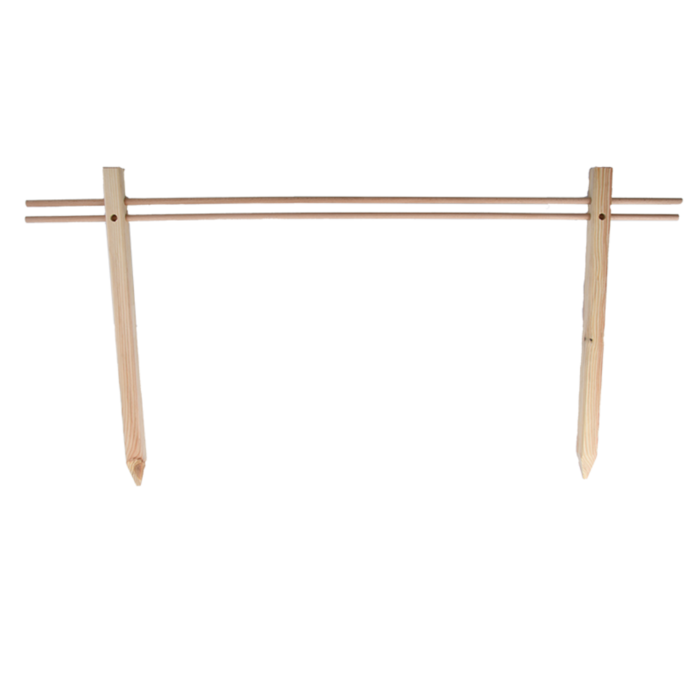 Esschert Design Dutchlander houten plantensteun hek voor balkon of tuin