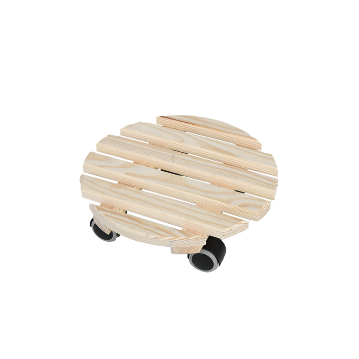EDA Trolley Naturholz rund innen 29 cm