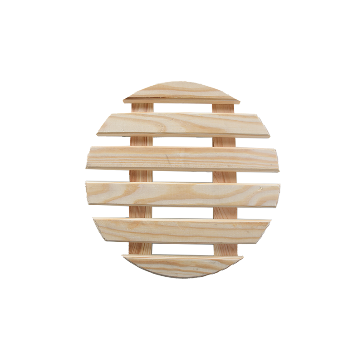 EDA Trolley Naturholz rund innen 29 cm