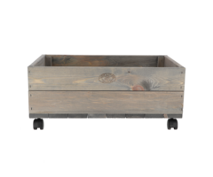 EDA Houtenplantenbak op wielen 59 x 39 x 25 cm