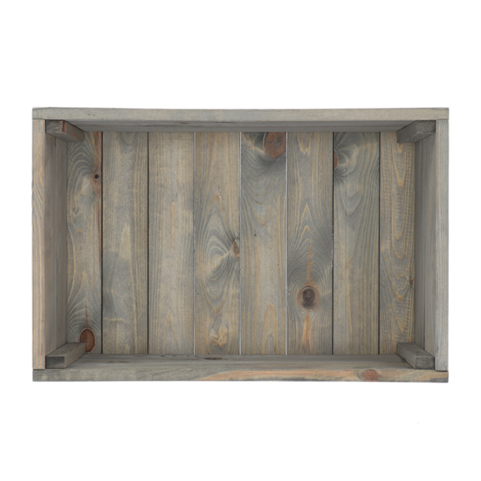 EDA Houtenplantenbak op wielen 59 x 39 x 25 cm