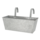 Balkonpflanzer aus Zink mit 2 Haken
