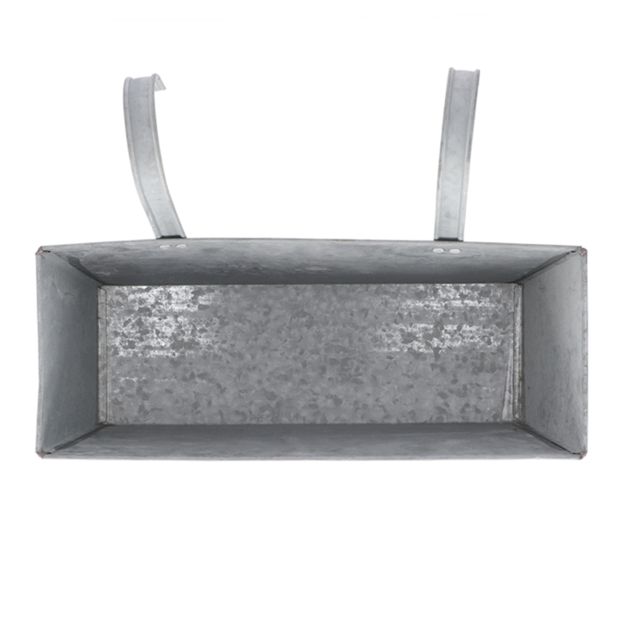 Balkonpflanzer aus Zink mit 2 Haken