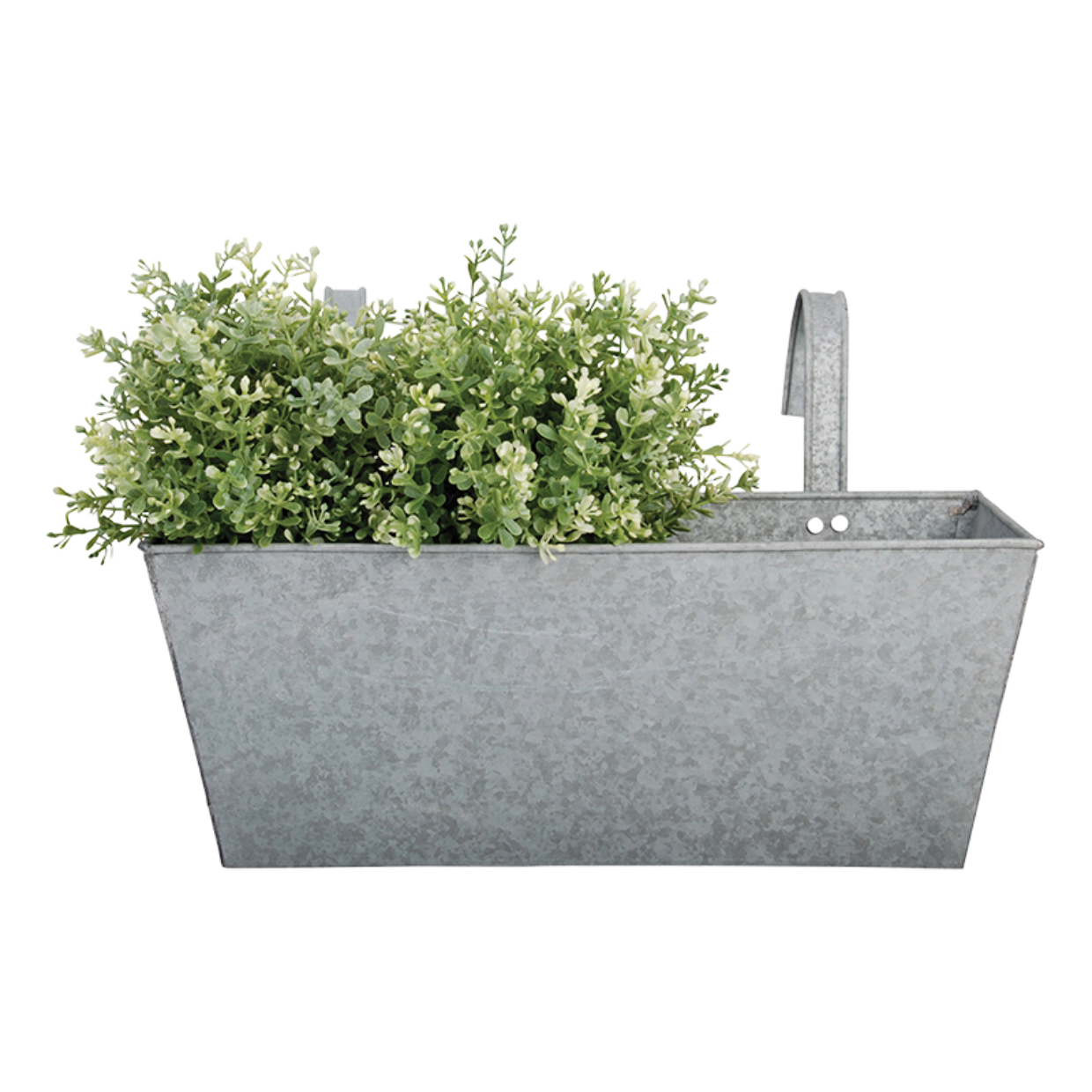 Balkonpflanzer aus Zink mit 2 Haken