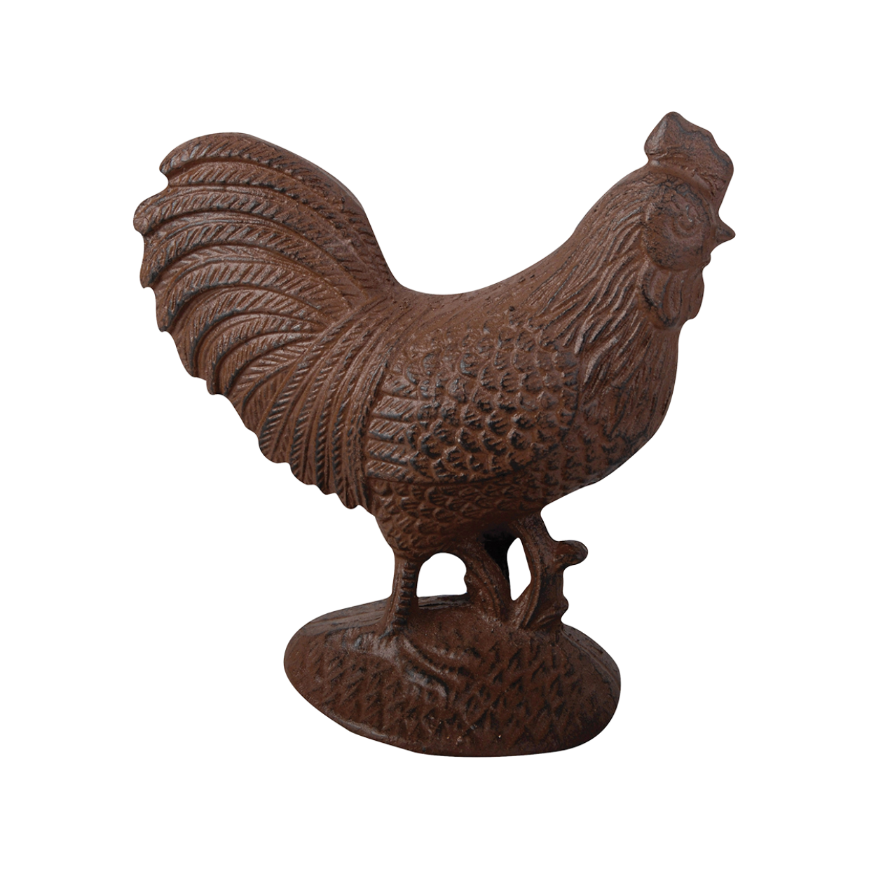 Statue de jardin en fonte Coq L