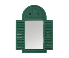 Perel Volets miroir de jardin vieillis - Vert